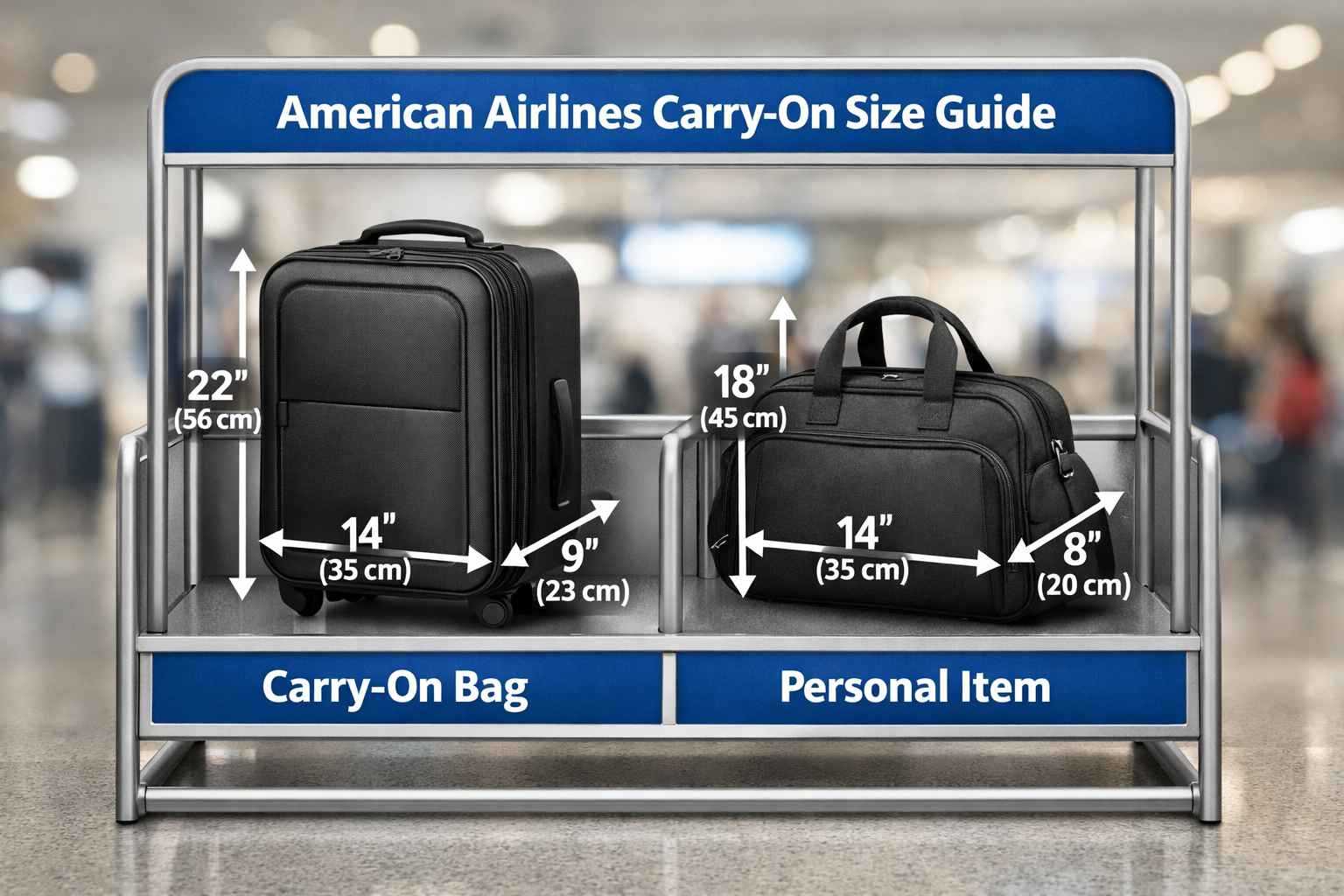 American Airlines Carry-On Size & Baggage Rules (2026)