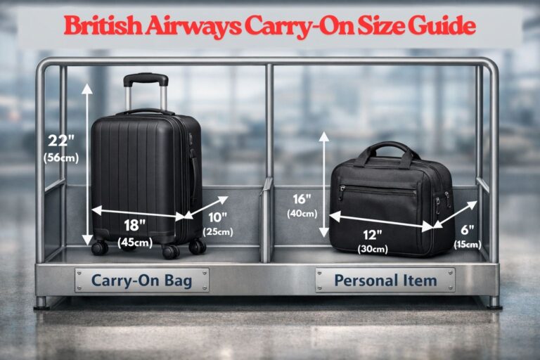 British Airways Carry-On Size