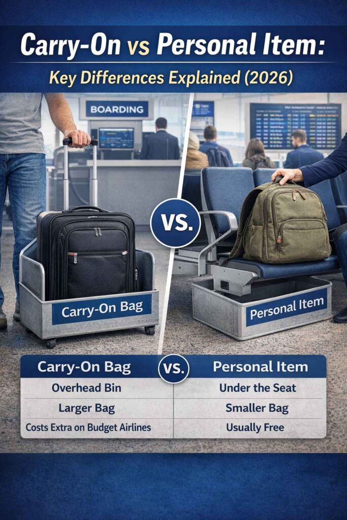 Carry-On vs Personal Item