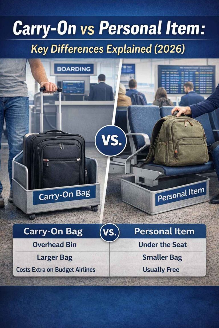 Carry-On vs Personal Item