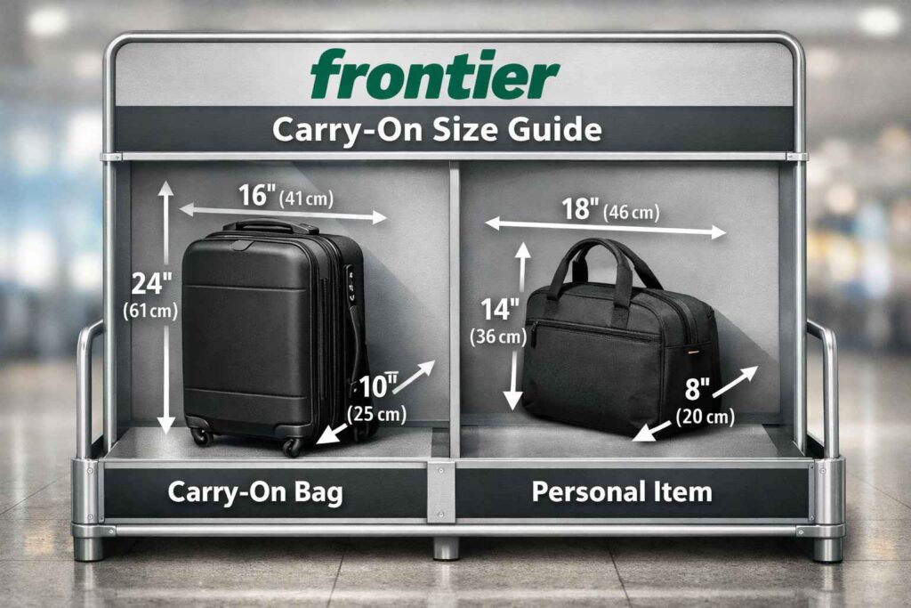 Frontier Carry-On Size