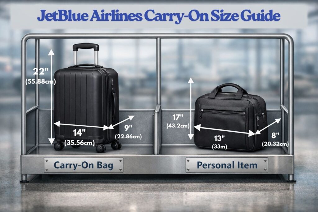 JetBlue Airlines Carry-On Size