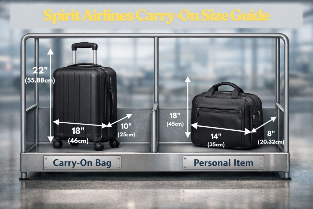 Spirit Airlines Carry-On Size