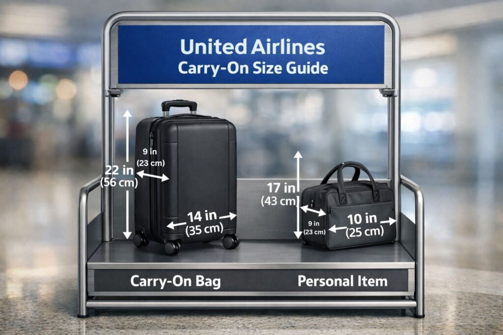 United Airlines Carry-On Size
