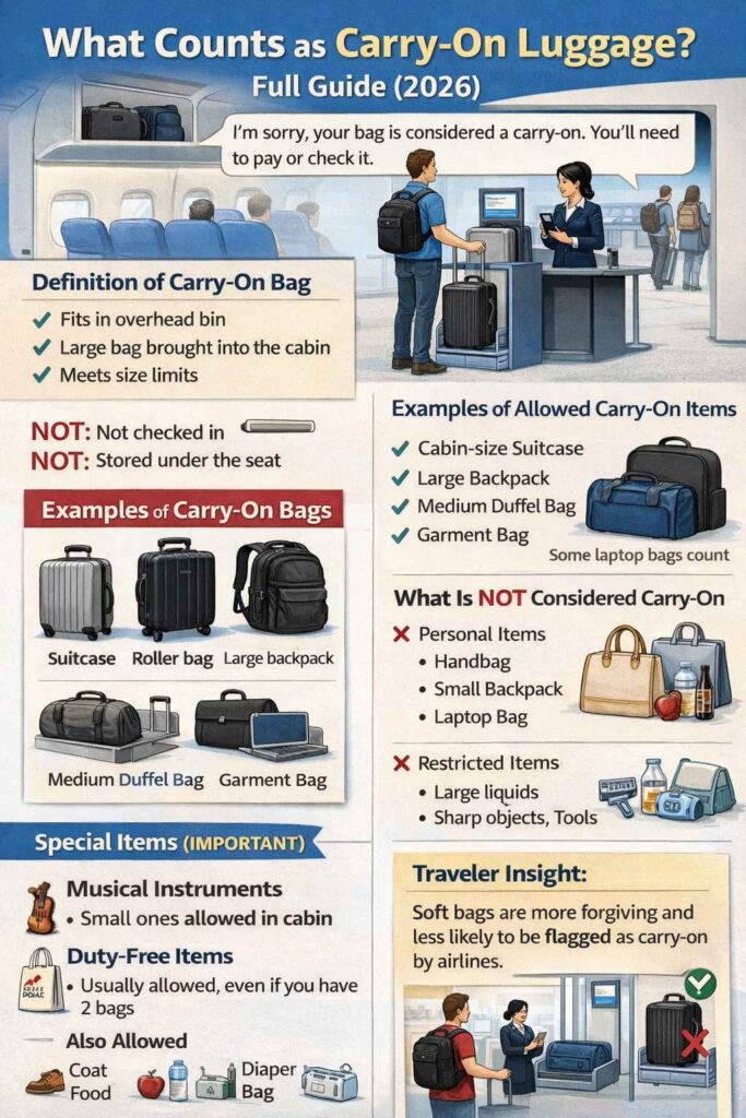 What Counts as Carry-On Luggage