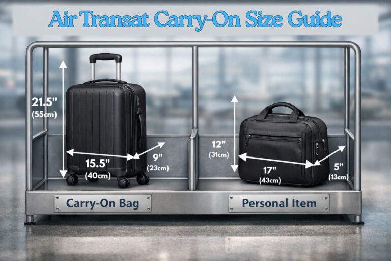 Air Transat Carry-On Size
