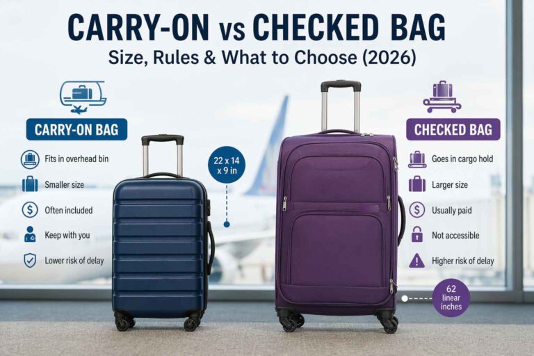 Carry-On vs Checked Bag