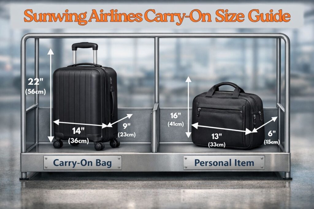 Sunwing Airlines Carry-On Size