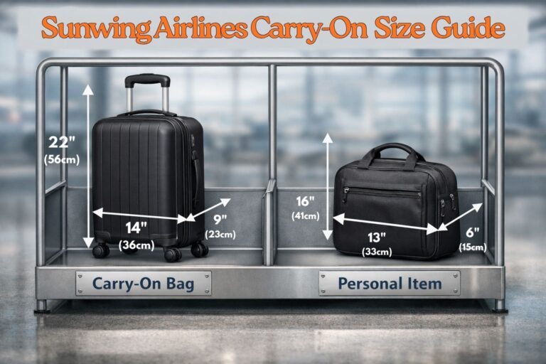 Sunwing Airlines Carry-On Size